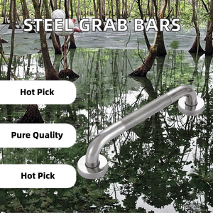 <span class=keywords><strong>Barre</strong></span> d'appui murale BHM BHM205 en acier inoxydable chromé, 30 cm, écologique, moderne, prix compétitif, garantie 5 ans - Product Image 3