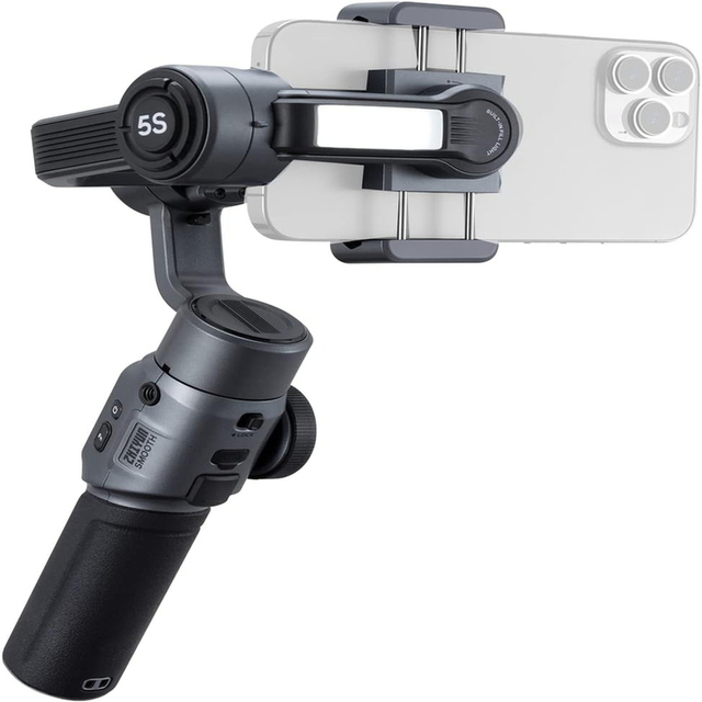 For ZHIYUN Smooth 5S AI Handheld Gimbal Smartphone Stabilizer Smart Follow Tracking for Stable Video Recording Mobile Phones