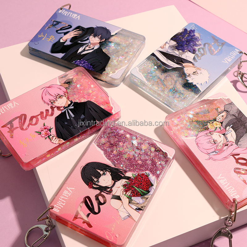 Vigreat Low Moq Wholesale Quicksand Custom Acrylic Filled Glitter