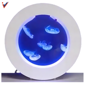 Aquarium rond en forme de méduses, Design élégant, petit Aquarium rond de méduses, vente en gros - Product Image 2