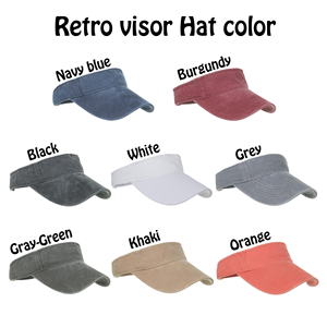 Visera Personalizada con Logotipo Bordado, Nombre, Texto, Sombrero de Sol de Verano para Playa, Ajustable, Retro, para Adultos, Gorra de Béisbol - Product Image 6