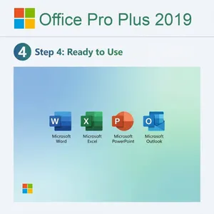 Clave en Línea para <span class=keywords><strong>Office</strong></span> <span class=keywords><strong>2019</strong></span> Professional Plus, Licencia Digital para 1 PC, Activación Global, Uso de por Vida, Sistema Win10/11, Multilingüe - Product Image 3