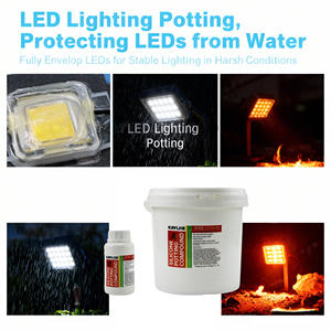 KAYIJIE ST-312 Composé de scellement silicone bicomposant 2K noir liquide, conducteur thermique, étanche pour transformateurs d'alimentation - Product Image 4