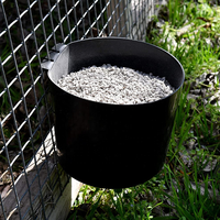 Bouteille d'eau en plastique pour animaux domestiques, ml, accessoires d'alimentation pour Cages à poules, cailles, Pigeons
