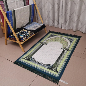 2025 personnalisé de haute qualité à la main islamique tapis de prière tapis lavable dubaï musulman pèlerinage couverture tapis pour un usage domestique - Product Image 6
