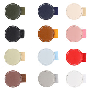 Lot de 100 attaches-crayons en cuir élastique auto-adhésives, accessoires pour planificateur, clip pour <span class=keywords><strong>crayon</strong></span>, clip pour stylo hybride couleur, vente en gros - Product Image 2