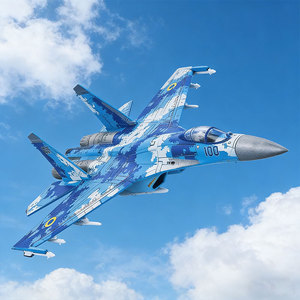 ขายส่งเครื่องบินรบซูโฮอิ ซู-27 ฟลานเกอร์ ของรัสเซีย ขนาด 1/72 ของเล่นทหาร โมเดลจิ๋ว ตัวต่อสำหรับเด็ก - Product Image 4