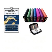 Étui portable en cuir PU et nylon pour 22 cartes (18 SD et 4 CF) avec porte-cartes SIM en PVC pour aiguille