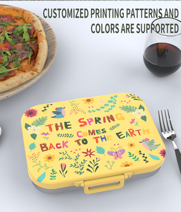 Loncheras Bento de Acero Inoxidable de Estilo Clásico, Tapa de ABS con Sellado de Silicona, Nuevo Diseño Rectangular, Contenedor de Alimentos para Niños - Product Image 6