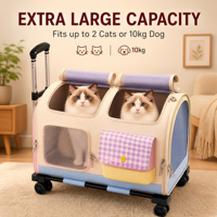 Sac de transport pour animaux de compagnie, grande capacité, portable, très vendu, fabriqué en tissu Oxford respirant, idéal pour les voyages et les sorties avec les animaux.