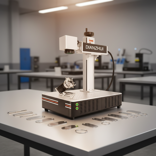 Fiber Laser Marking Machine 30W 50W 70W LightBurn Compatible for Stainless Steel Aluminum Deep Engraving Galvo Scanner EZCAD
