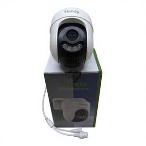 Caméra CCTV Tiandy en stock, caméra réseau Wi-Fi pour la maison, portée IR jusqu'à 50 m, haut-parleur et micro intégrés, caméra PT TD-H633K - Product Image 1