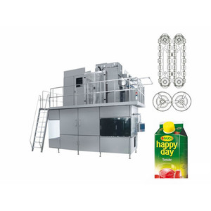 Shanghai 1L Automatic Stainless Steel 316 Plastic/Paper Carton <b>Filling</b> <b>Machine</b> for Milk & Beverage With PLC 100ml 125ml 200ml 25 - Product Image 1