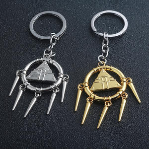 애니메이션 듀얼 몬스터 키 체인 밀레니엄 휠 지혜 목걸이 남성용 일곱 유물 피라미드 펜던트 - Product Image 2