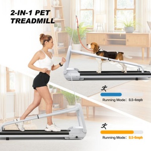 KREEDA <strong>Dog</strong> <strong>Treadmill</strong> Heavy Duty Eco-friendly Steel 61kg Indoor/Outdoor <strong>Slatmill</strong> Brake Easy Move Pet Jogging New Year Gift - Product Image 5