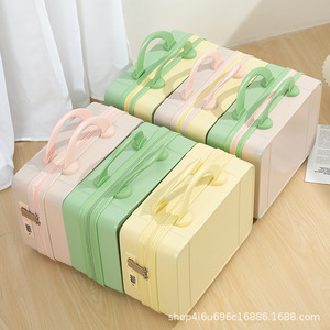 Mode Tendance Designer Portable Emballage Grand Voyage Voyage <span class=keywords><strong>Vide</strong></span> <span class=keywords><strong>De</strong></span> Stockage Mini Classique Bagages Cosmétique <span class=keywords><strong>Maquillage</strong></span> <span class=keywords><strong>Valise</strong></span> - Product Image 5