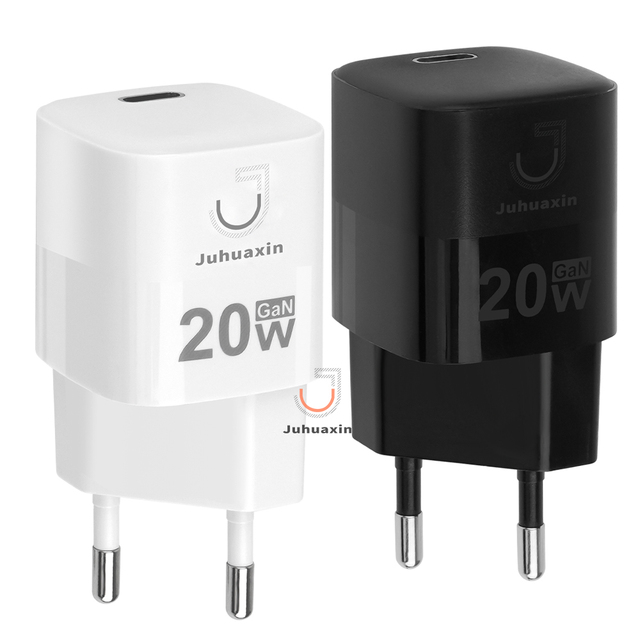 Juhuaxin TOP Seller GaN PD 20W QC4.0 Fast Charger with Type-C & USB Ports for Laptop-Eco-Friendly