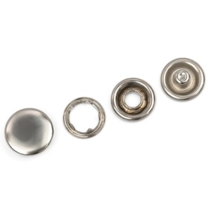 Custom Silver Prong Press Metal Five Claw Brass Metal Prong Ring Snap <b>Button</b> - Product Image 1