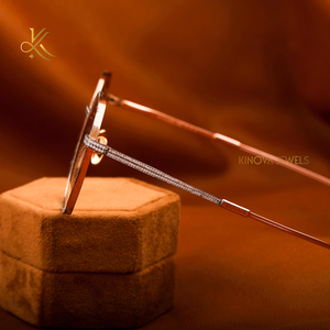 Gafas Brillantes con Aspecto de Diamante, Diseño Chic Extragrande y Estructura de Lentes Suave y Aerodinámica para Uso Diario, de la India - Product Image 2