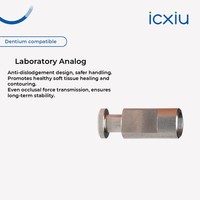 Analoge dentaire de précision compatible Dentium pour la fabrication de modèles en pierre en laboratoire, ajustement stable pour le flux de travail de la restauration prothétique