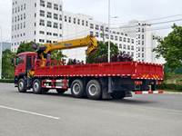 Grue sur camion à flèche droite CLW 14 tonnes, hauteur de levage 21,6 m, transmission 8x4, normes d'émission Euro, composants de transmission essentiels, télécommande