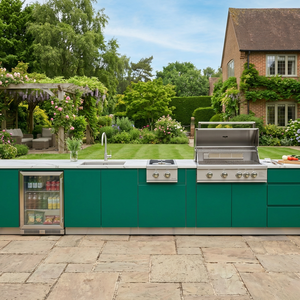 <span class=keywords><strong>Cuisine</strong></span> barbecue extérieure  et station <span class=keywords><strong>de</strong></span> grill pour villas Four électrique encastré sur mesure et gril en acier inoxydable - Product Image 1