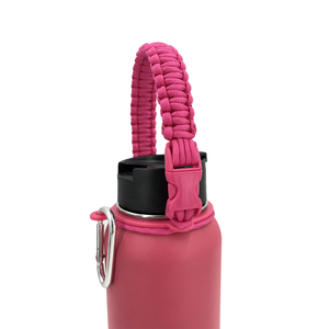 Manico per bottiglia d'acqua Paracord adatto a bottiglie d'acqua <span class=keywords><strong>in</strong></span> <span class=keywords><strong>acciaio</strong></span> inossidabile da 14 once a 64 once supporto durevole per il campeggio - Product Image 1