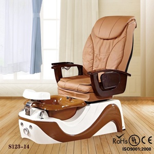 Sillón de Pedicura y Manicura Profesional <span class=keywords><strong>con</strong></span> Respaldo Ajustable, Vibración y Hidromasaje para Salón de Uñas, Hecho de Fibra de Vidrio y Plástico - Product Image 4
