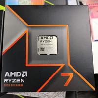 Processeur CPU R7 9700X neuf, 8 cœurs, 3,8 GHz, socket AM5 pour ordinateur de bureau, partie de la série R7 9000 Granite Ridge