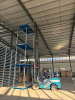Solution de stockage empilable en acier robuste pour palettes, pour usage industriel et en entrepôt
