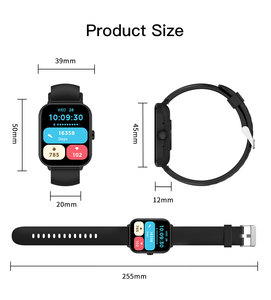 Reloj Inteligente Económico 2026 Z211 IP68 Resistente al Agua, con Seguimiento de +100 Deportes, Monitoreo de Salud 24/<span class=keywords><strong>7</strong></span>, Recordatorio de Mensajes, Pulsera Inteligente para Hombres y Mujeres - Product Image 6
