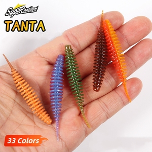 Señuelo de gusano de 35mm, 49mm y 65mm, cebo suave de PVC, señuelo suave de pesca, carpa, lubina, señuelo de pesca, Lsca, novedad - Product Image 5