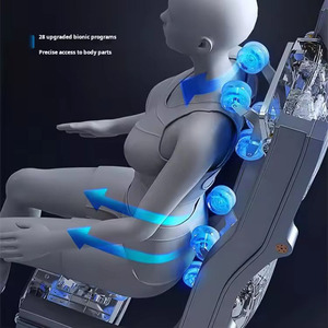 Silla de Masaje con Ruedas de Silicona Flexible, Silla de Masaje Eléctrica de Gravedad Cero para el Descanso de las Madres del Hogar - Product Image 6
