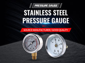 Manômetro de Pressão Elétrico SUS Tipo Retrô Manômetros de Vácuo - Product Image 6