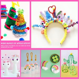 Más Vendido 100 unidades de Tallos de Chenilla Multicolor, Suaves y Esponjosos, para Manualidades, Juguetes DIY y Fines Educativos - Product Image 2