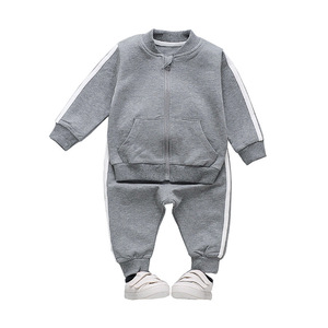 Nouveaux ensembles de sport pour enfants, survêtements zippés, survêtements personnalisés avec logo, survêtements pour jeunes garçons, vêtements pour tout-petits - Product Image 6