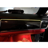 Gadget de voiture 20 lumières bande lumineuse de voiture de haute qualité APP 64 lumières d'ambiance de couleur pour 10-16 Porsche panamera