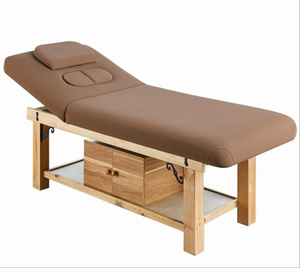 Sukar Portable Tattoo Salon Spa Salon Gesichts bett Höhen verstellbar 2-teiliger fester <span class=keywords><strong>Massage</strong></span> tisch aus Holz