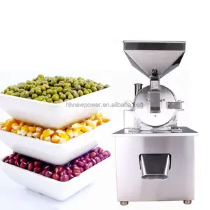 Stainless Steel Fully Automatic Peanut Pepper Chili Spices Seasoning Tea Olive Coarse Coffee Bean Crusher Crushing Machine