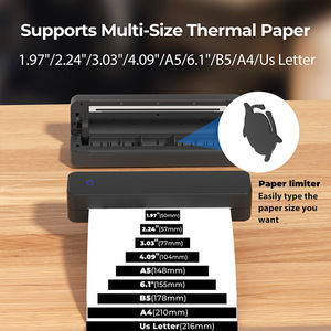 Impresora Térmica Portátil A4, Máquina de Transferencia de Etiquetas y Tatuajes Integrada, para Uso Doméstico y Documentos - Product Image 3