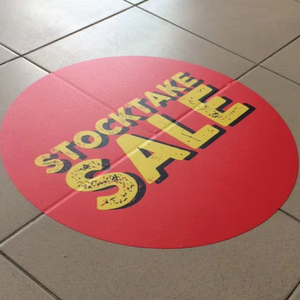 Custom Waterproof <b>Vinyl</b> <b>Removable</b> Floor Decal Sticker Street Asphalt and Sidewalk for Decorative Outdoor Spaces - Product Image 2