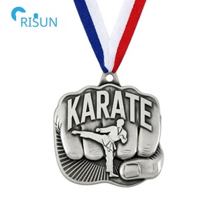 Medalla personalizada de pugilismo en 3D, lucha de boxeo coreana, artes marciales mixtas, medallón de Judo, Karate, Taekwondo, medalla de Karate personalizada - Product Image 6