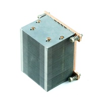 Dissipateur thermique CPU personnalisé Série 6000 en aluminium et cuivre avec caloducs, ailettes zippées et pièces taillées, avec services de découpe et de soudage