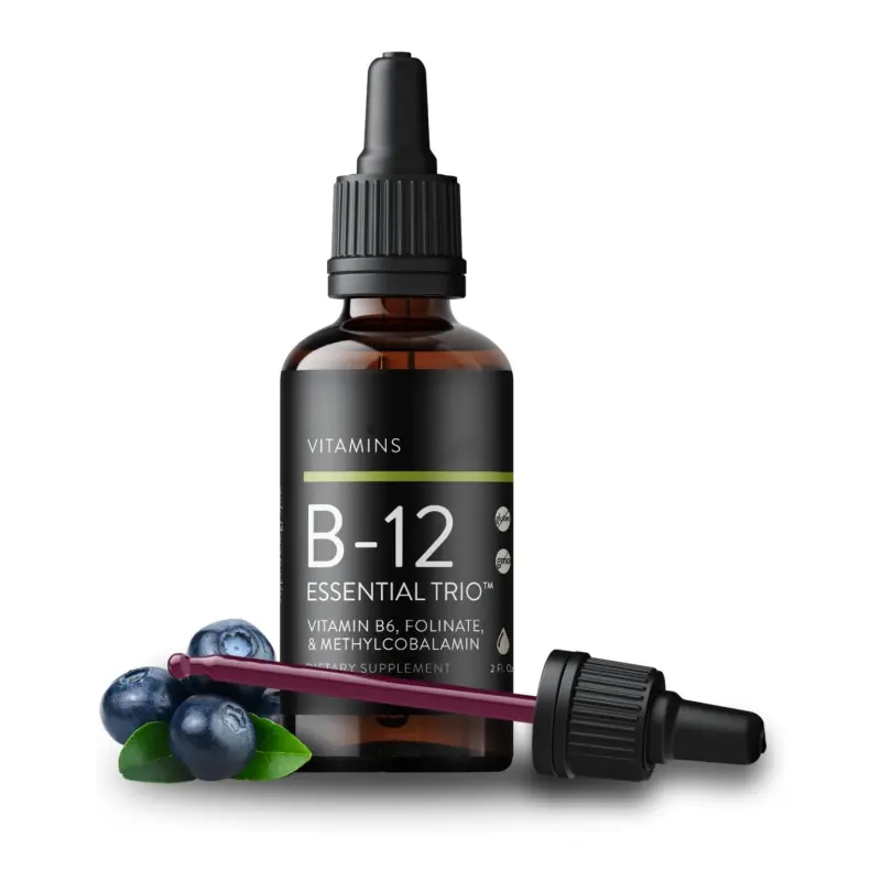 고품질 도매 제조업체 OEM 비타민 B12 Drops, 로고 커스터마이징 지원, 라벨 인쇄, 60 ml