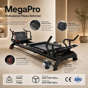 Équipement d'entraînement professionnel en acier, directement de l'usine, pour clubs, salles de sport et studios à domicile, machine Reformer - Product Image 1