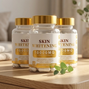 Capsules blanchissantes pour la peau, antioxydantes naturelles, 10000 mg de glutathion, collagène, vitamine C, pour éclaircir la peau foncée des femmes - Product Image 6