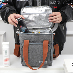 Custom Print Food Delivery Aluminum Foil Thermal Tote Lunch Grocery Shopping Insulated Cooler Bag - Product Image 5