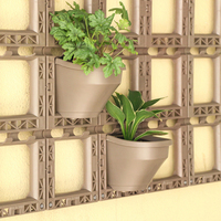 Jardinière murale suspendue auto-arrosant Vertical Herb Green Wall System Pots avec support