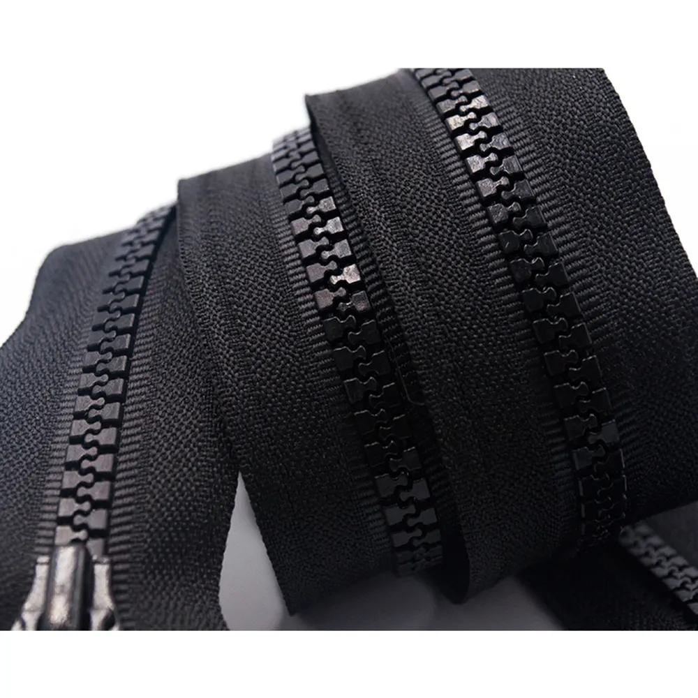 Acessórios de alfaiate com zíper de resina, qualidade personalizada, 5 #, zipper, extremidade aberta, zíper, bolsas para vestuários
