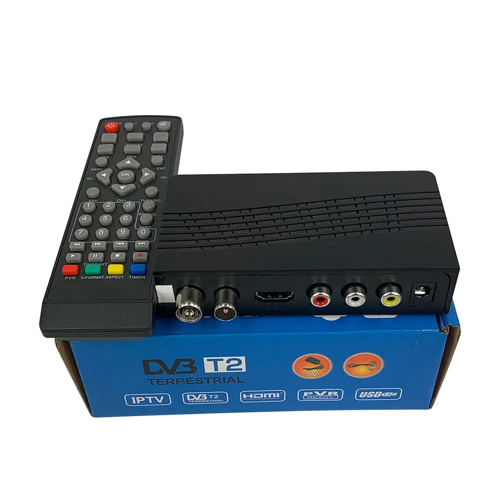 Syta Kwaliteit 115Mm H.265 High Definition 1080P DVB-T2 Tv Decoder Ontvanger Set Top Box